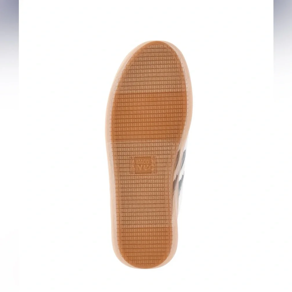 Women’s Cream & Tan Platform Sneakers with Black Detail